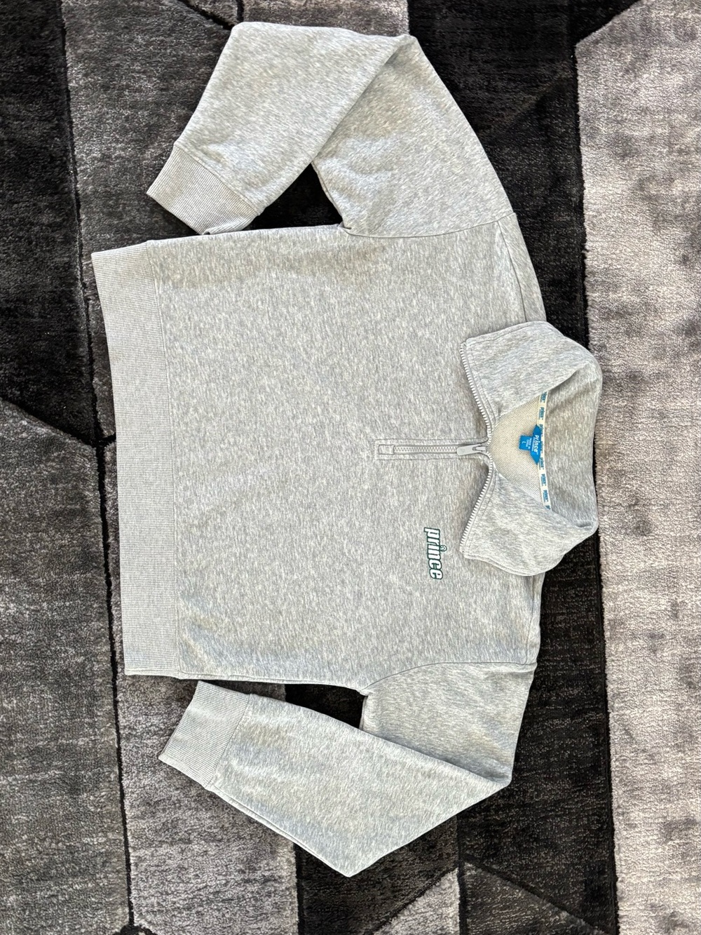 Target Light Gray Quarter-Zip